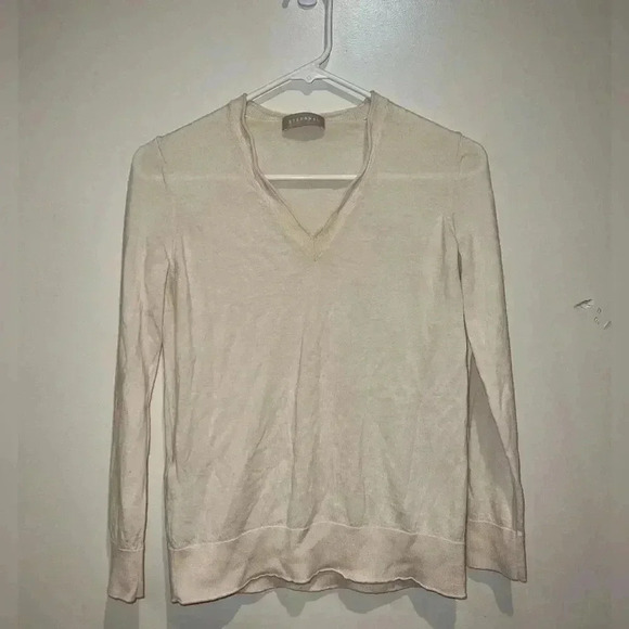 Stefanel Wool Soft V Neck Sweater - Picture 3 of 4